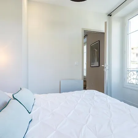 2 Bavastro - Beau 2 Pieces Lumineux Et Cosy - Climatise Apartamento *