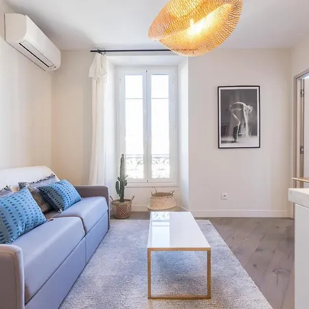 2 Bavastro - Beau 2 Pieces Lumineux Et Cosy - Climatise Apartment